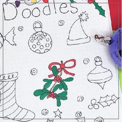 Learn how to create doodles for your bullet journal.
