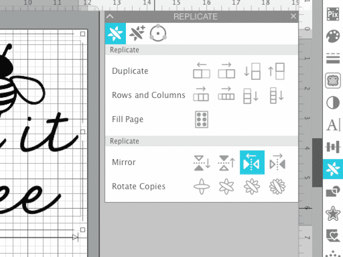 How to reverse or mirror an image in Silhouette Studio. Step 3