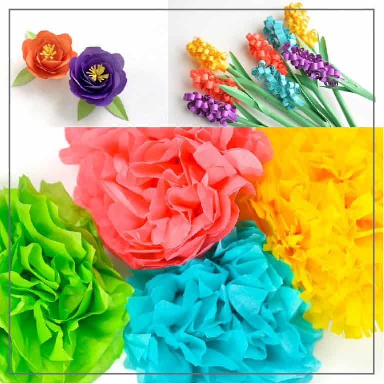 Make Gorgeous Paper Flowers from These Paper Flower Templates