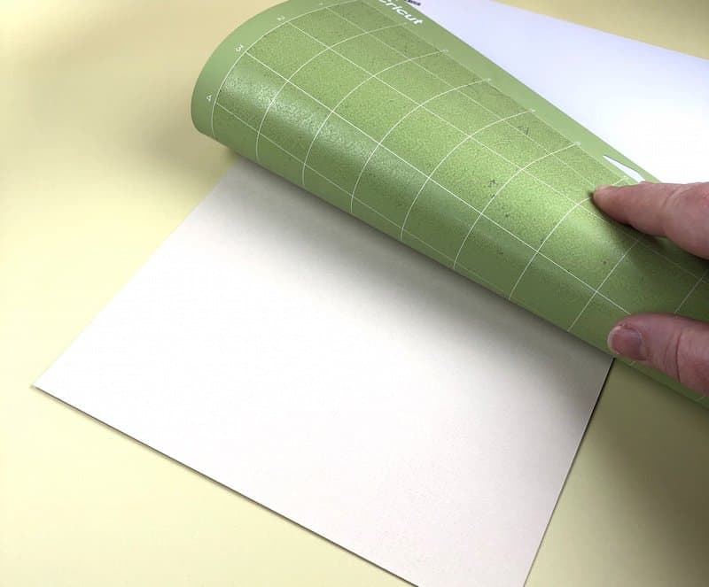 Roll your mat off the paper instead of the paper off the mat. Great Cricut hacks.