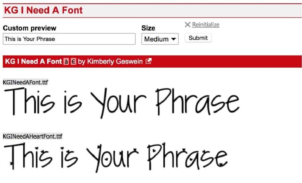 find font using image