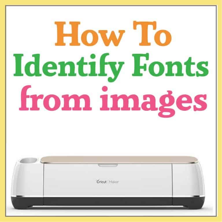 Quickly Identify Fonts Using an Image for Your  Cricut Craft Projects