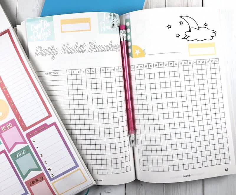 Habit Tracker Bullet Journal Graphic by Raw Vector · Creative Fabrica