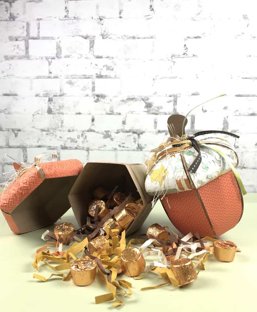 Acorn Treat boxes for fall home decor