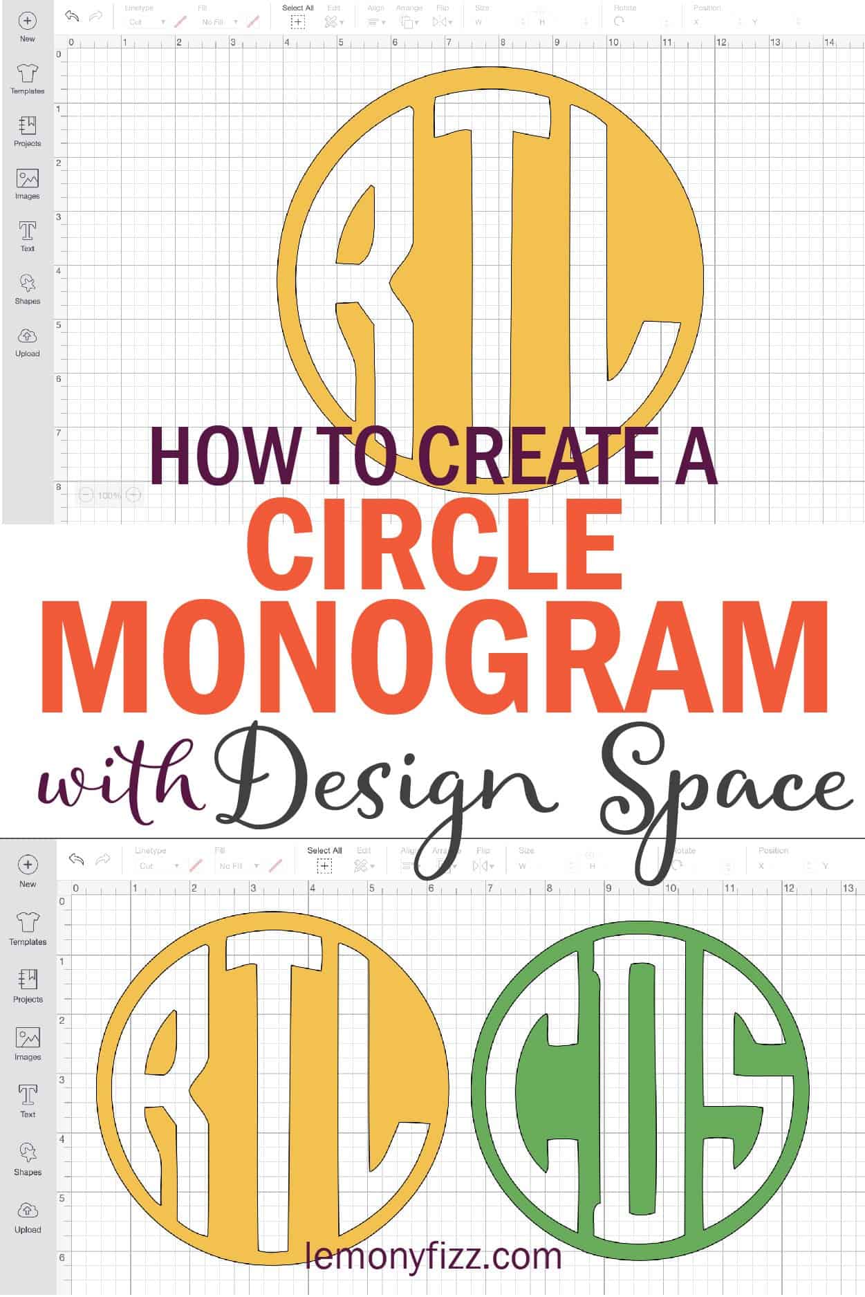 Cricut Circle Monogram Design Space Tutorial Iucn Water Cricut Circle Monogram Design Space Tutorial Iucn Water