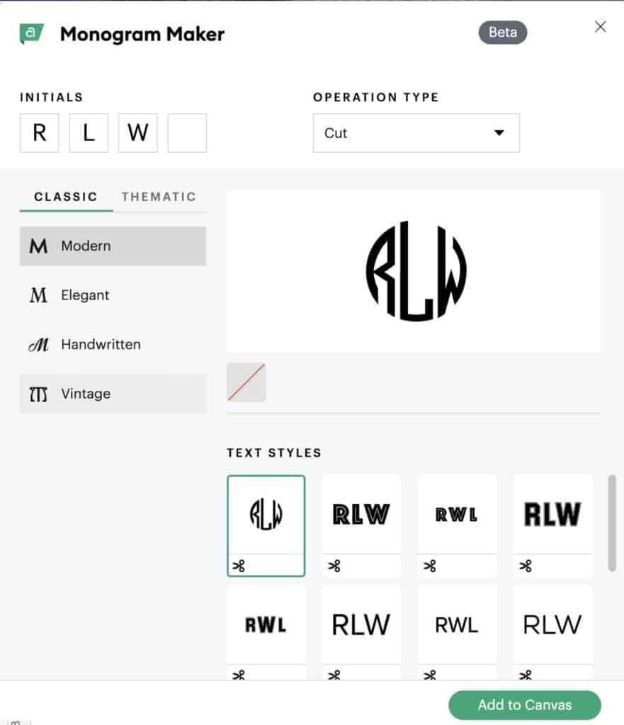 monogram-options-cricut-design-space