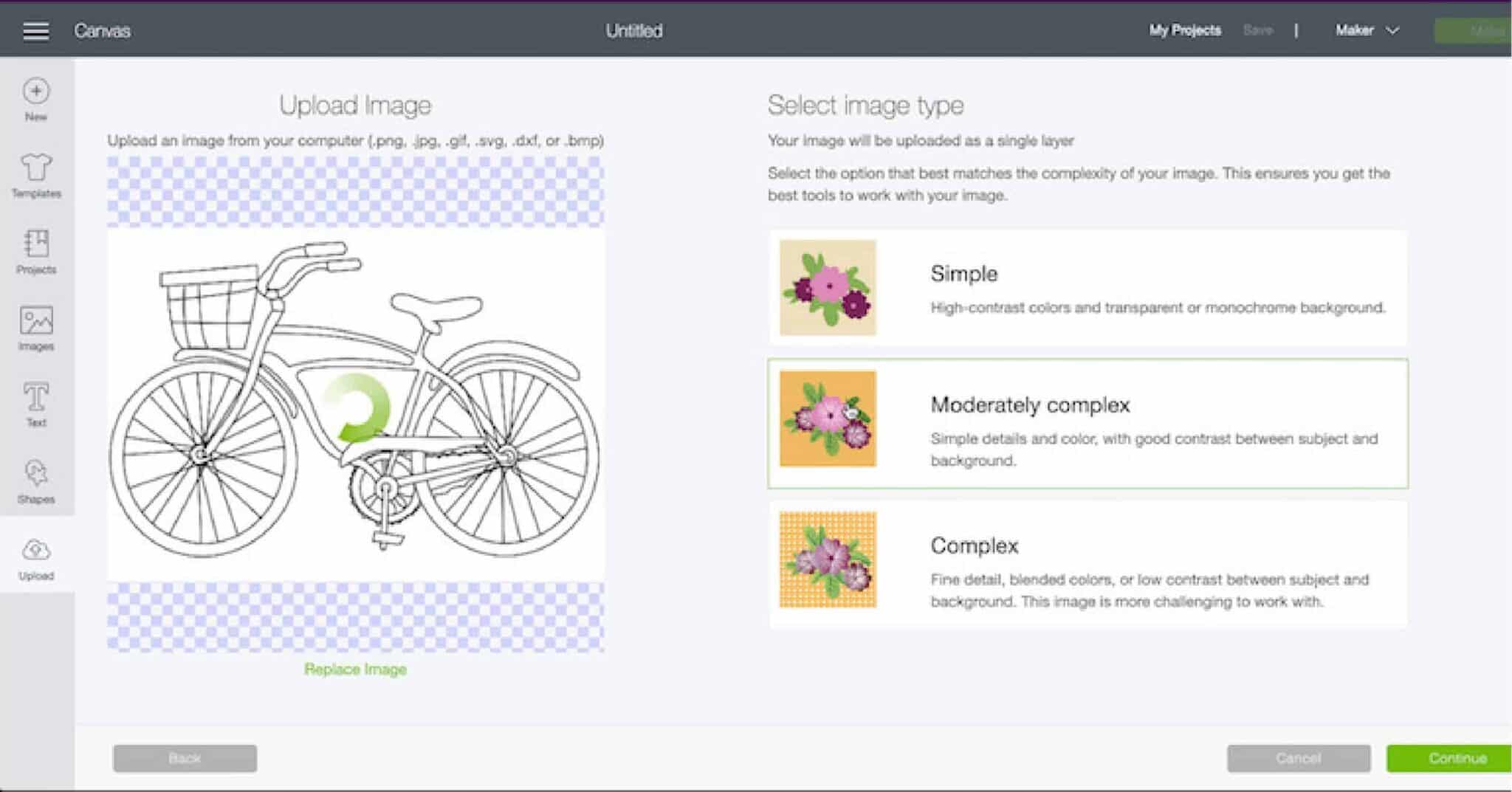 Download How to Upload Your Own Images to Design Space