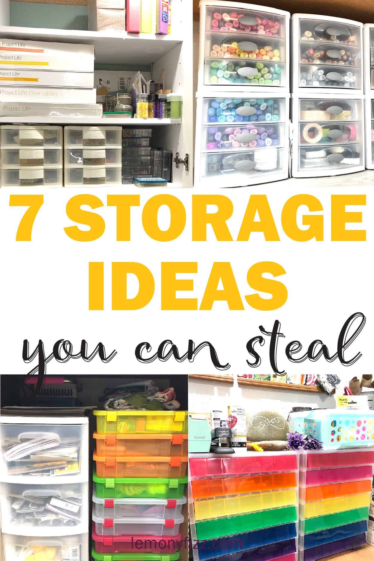 Craft Room Organization and Storage Ideas