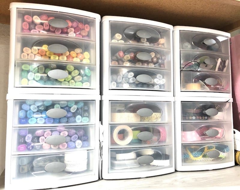 Color Cubbie / Copic Storage Update  Craft storage organization, Diy craft  room, Marker storage