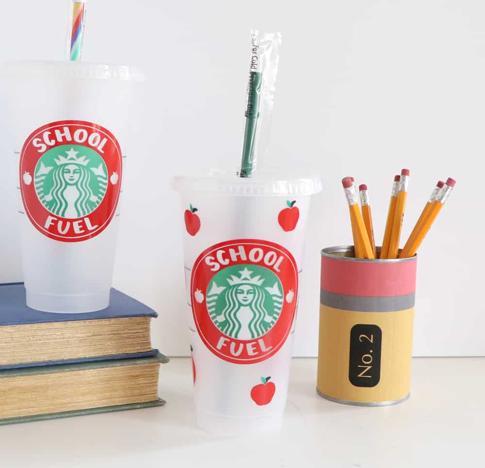 school fuel coffee drink sticker