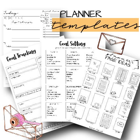 Planner Printables: Mini Kit – Lemony Fizz