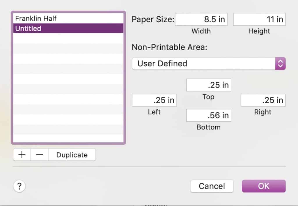 new printable options for printing planner pages