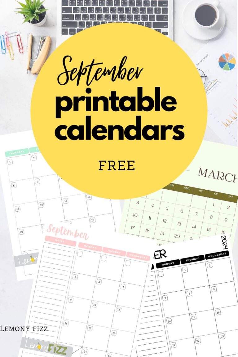 Printable September Calendar: Your Monthly Organization Tool