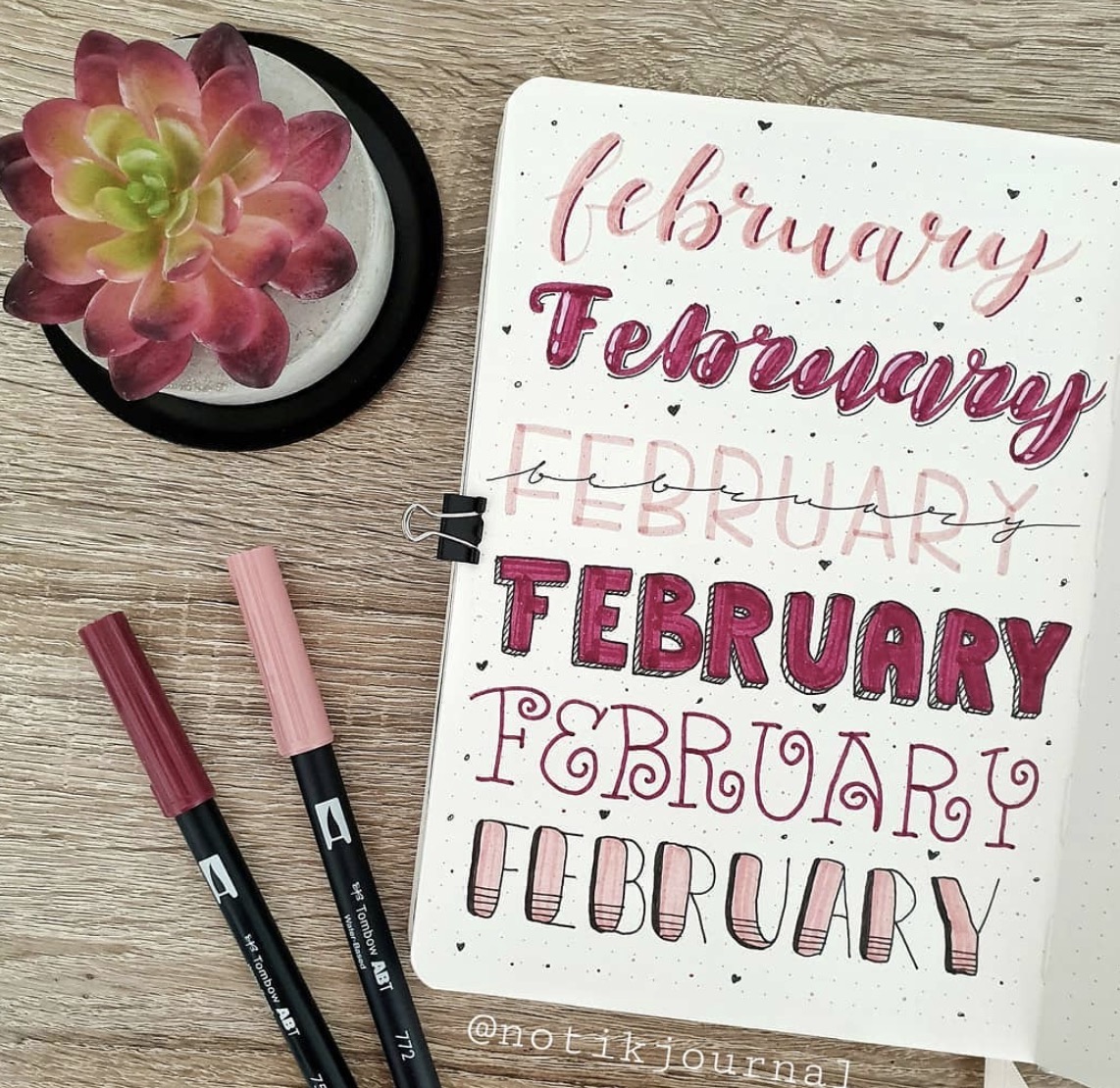 Best Collection of Bullet Journal Headers and Titles for 2024