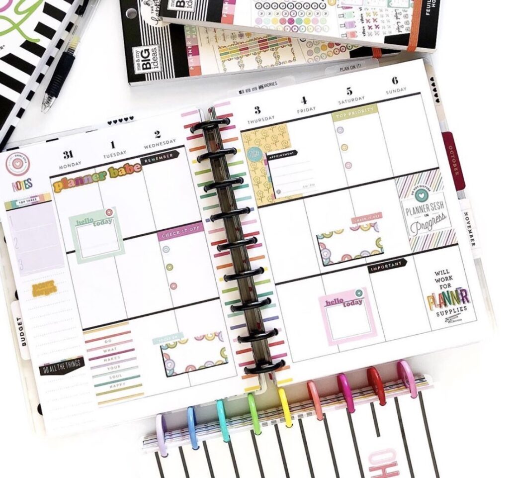 Thats What She Planned Happy Planner Layout