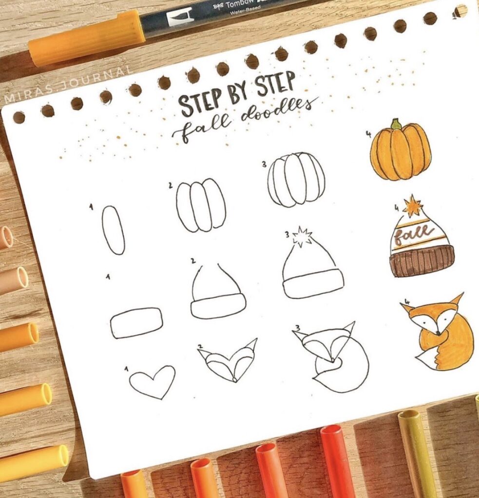 19 of The Best Step by Step Doodles for Beginners