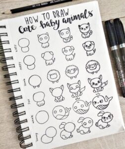 Discover Cute Easy Doodles: Ideas for Your Bullet Journal in 2024