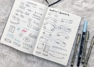 19 of the Best Bullet Journal Banner Ideas for Your 2024 Doodles