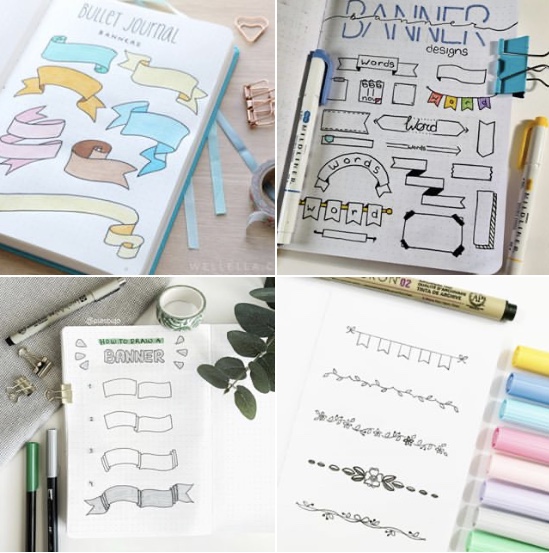 19 of the Best Bullet Journal Banner Ideas for Your 2023 Doodles