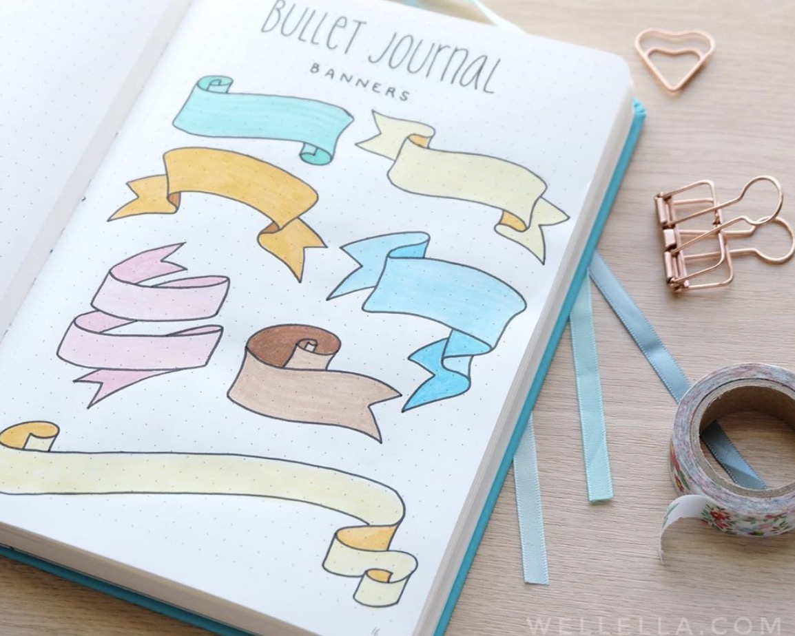 19 Of The Best Bullet Journal Banner Ideas For Your 2024 Doodles