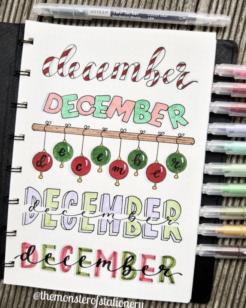 December Header