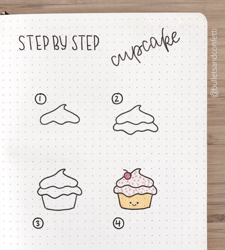 simple doodles to draw step by step