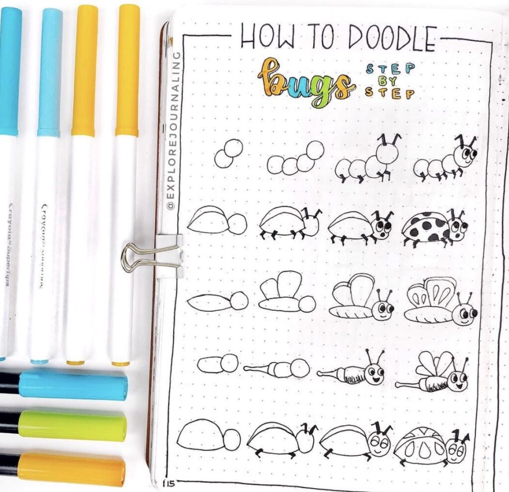 How To Draw A Book doodle – Step By Step Tutorial For Beginners