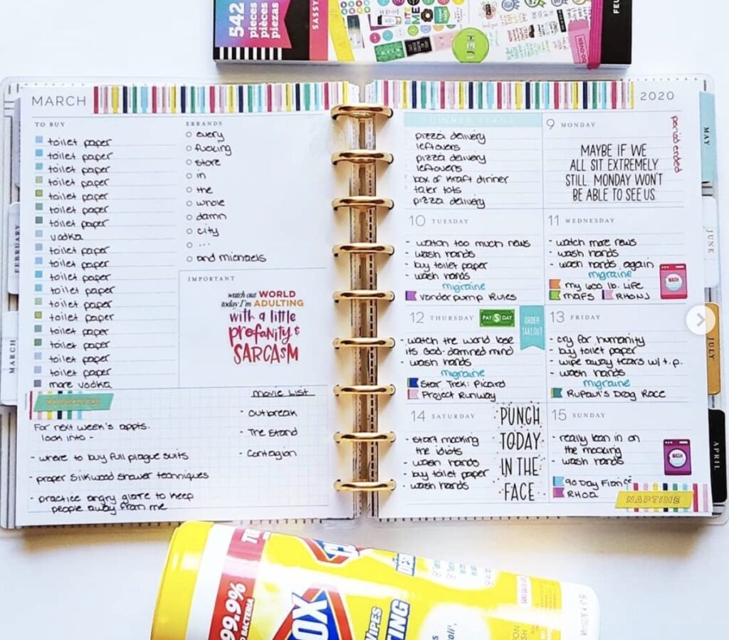 Best pens to use for planning in The Happy Planner 