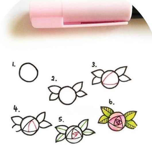 How to Draw a Rose: A Step by Step Guide