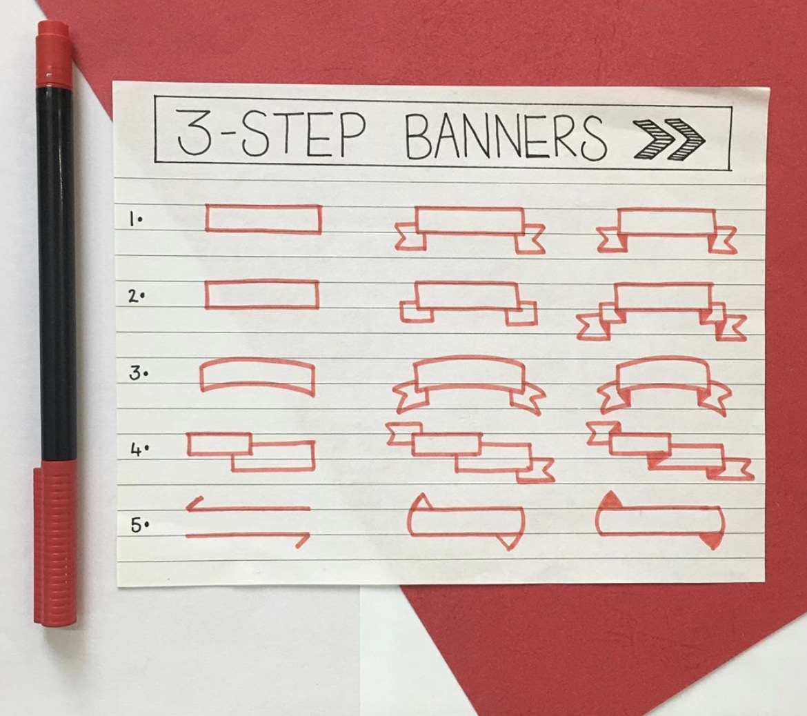 19 of the Best Bullet Journal Banner Ideas for Your 2024 Doodles