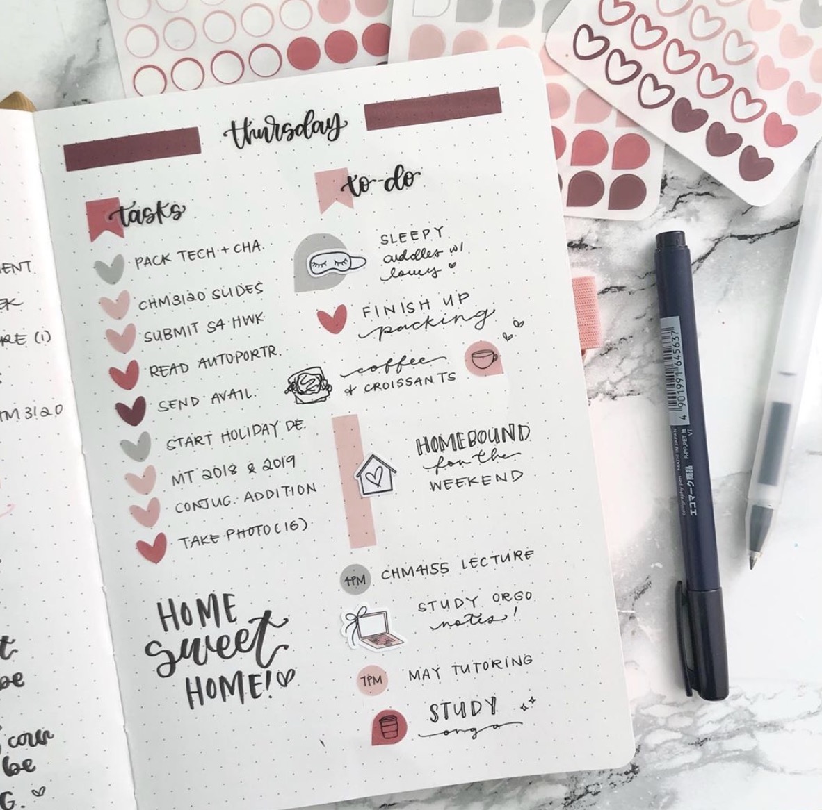 Fall Bullet Journal Layouts that are Better Than the Great Pumpkin