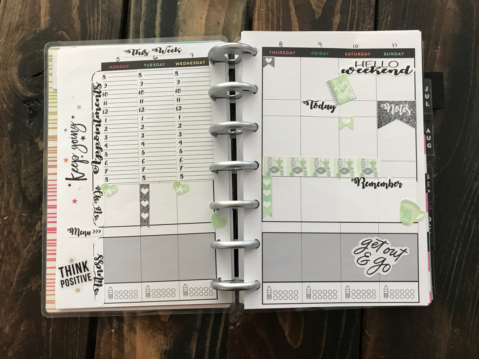 Happy Planner Horizontal vs Vertical Planner Layouts