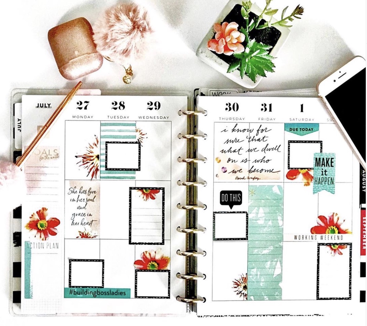 Happy Planner Horizontal vs Vertical Planner Layouts