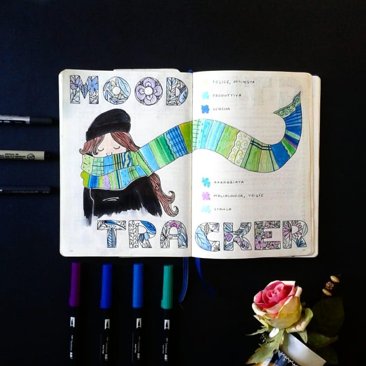 winter scarf mood tracker