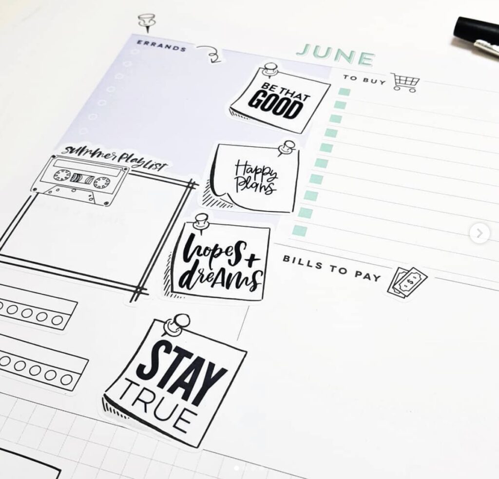 Planner Tips and Tricks with Planner Accessories Organization