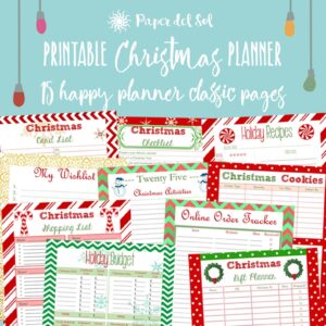 The Best Printable Christmas Planners and Sticker Kits
