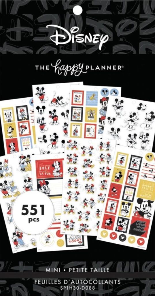 Plan your Disney Vacation using these FREE Planner Stickers