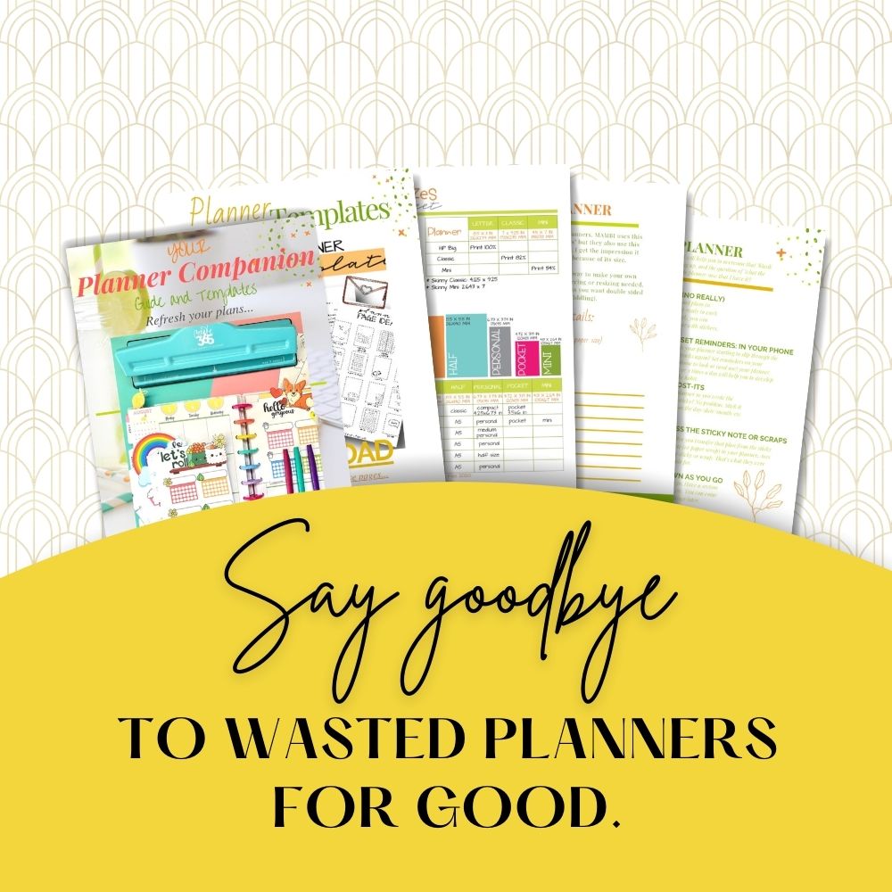 Planner Size Guide - Wendaful Planning