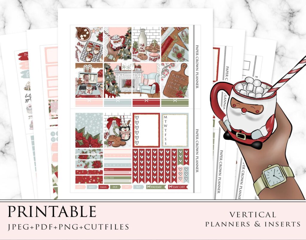 ready-for-christmas-stickers-paper-crown-planner