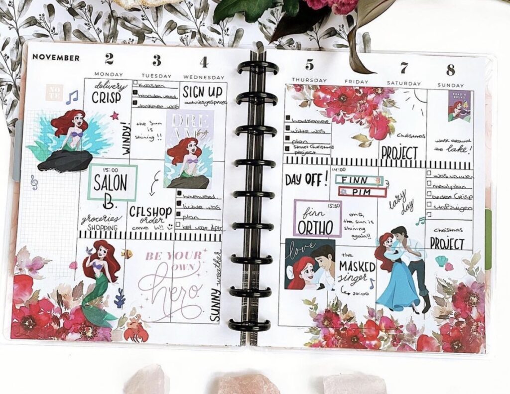 Mermaid Happy Planner Cover, Front and Back. Dashboard, Happy Planner, Planner  Supplies, Planner Accessories, Mini Happy Planner 