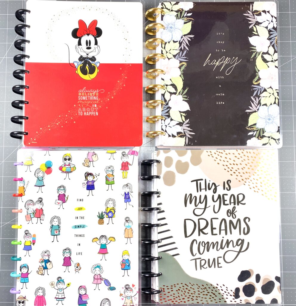 happy planner covers for a transformer planner or frankenplanner