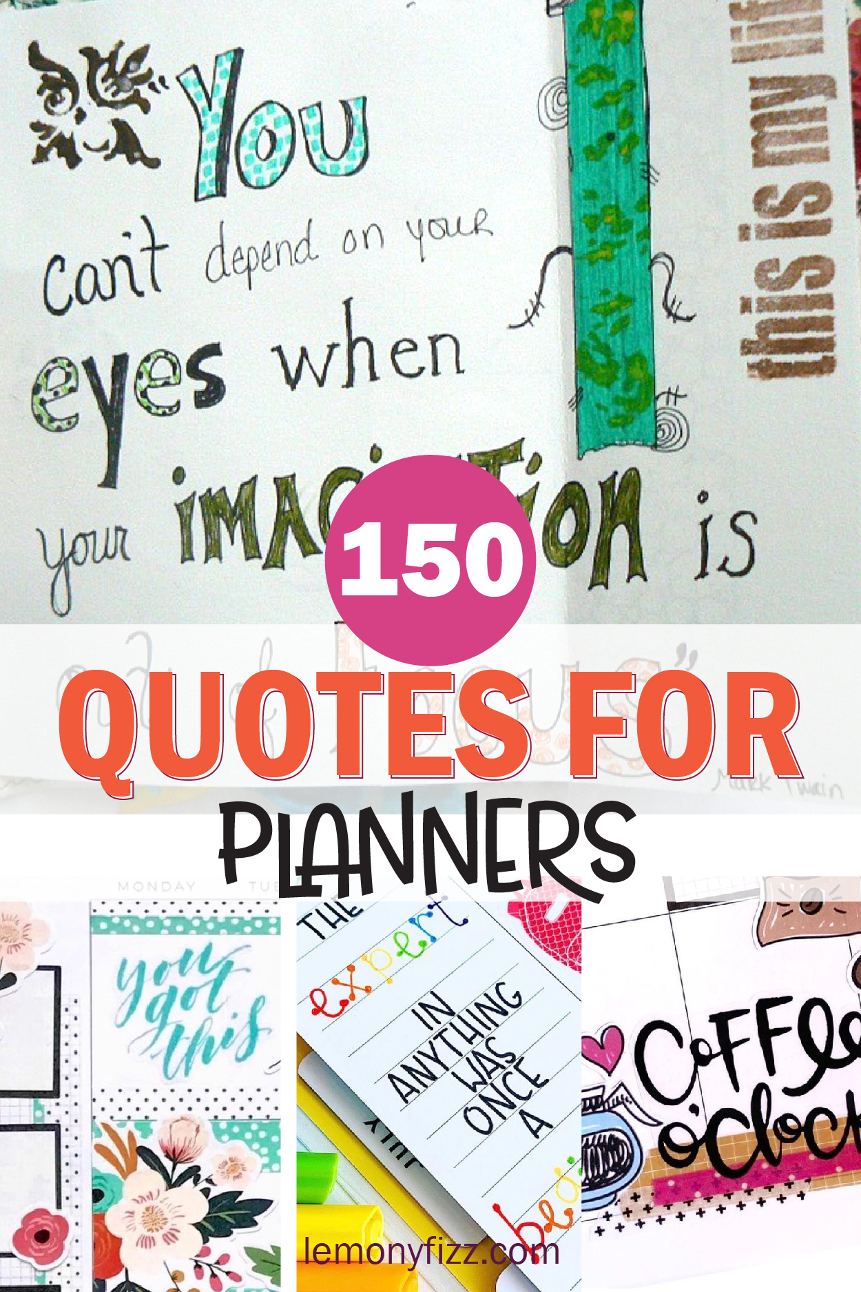 Inspiring, Motivating, and Moving Quotes for your Planner Pages