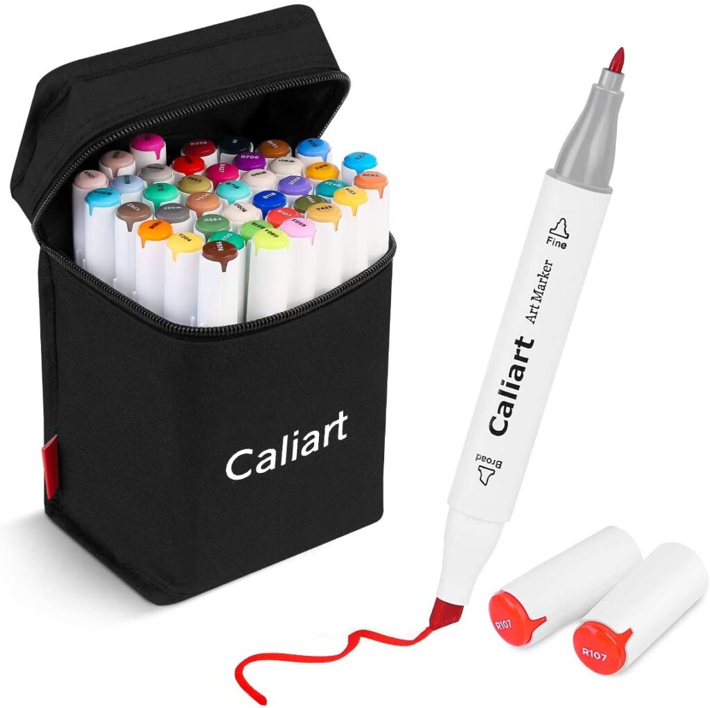 caliart-permanent-illustration-highlighter-markers