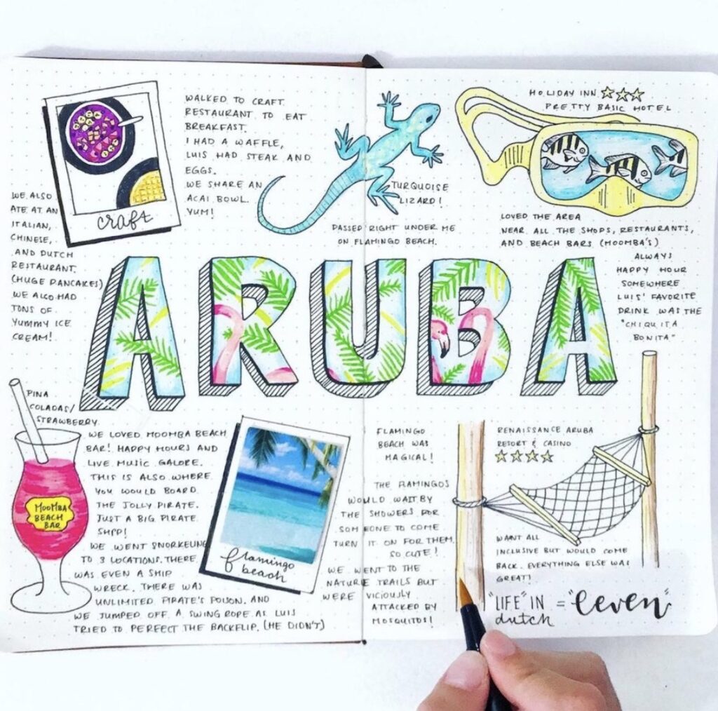 aruba-travel-bullet-journal-curlscity