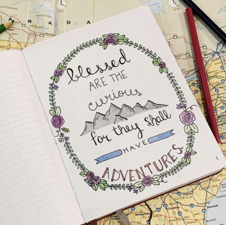 The Best Creative Travel Bullet Journal Ideas For Your Next Adventure