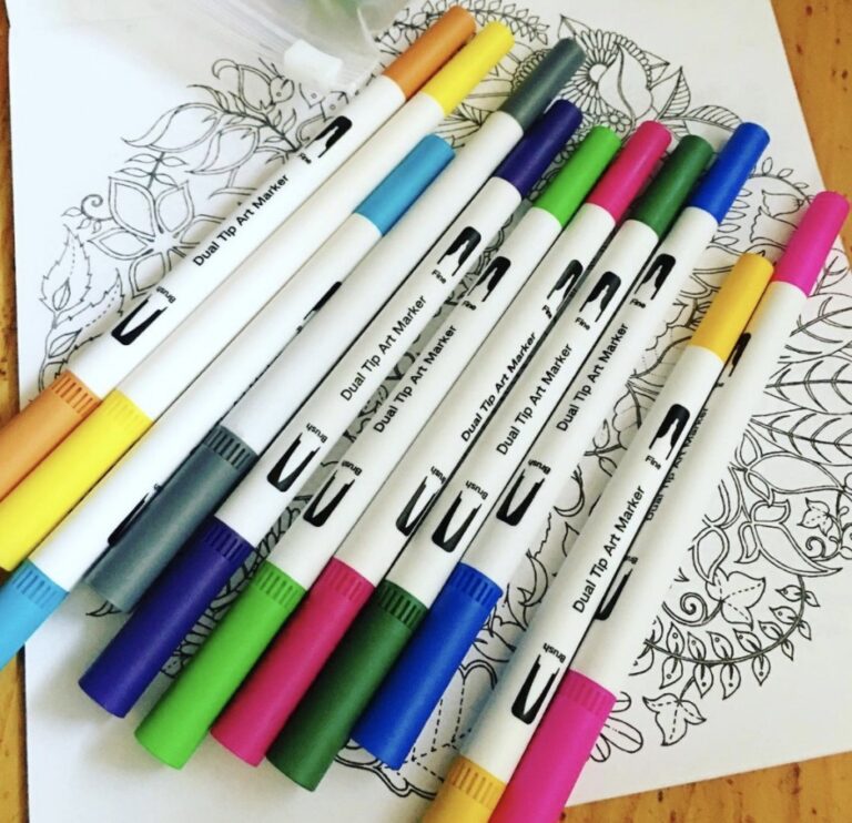 best colouring pens for adult coloring books