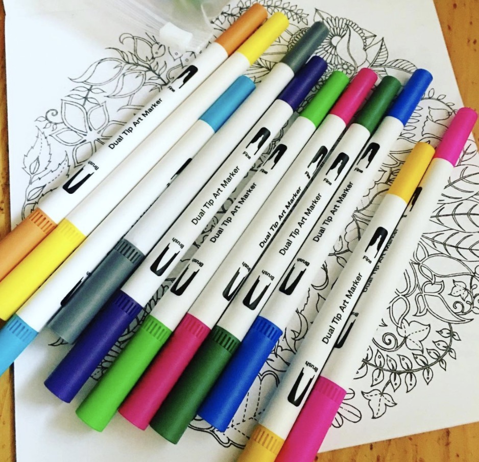 Swatch Form color Chart For Caliart Alcohol Markers New 57 OFF