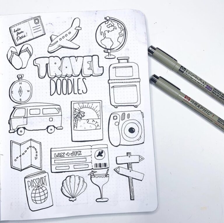 The Best Creative Travel Bullet Journal Ideas For Your Next Adventure