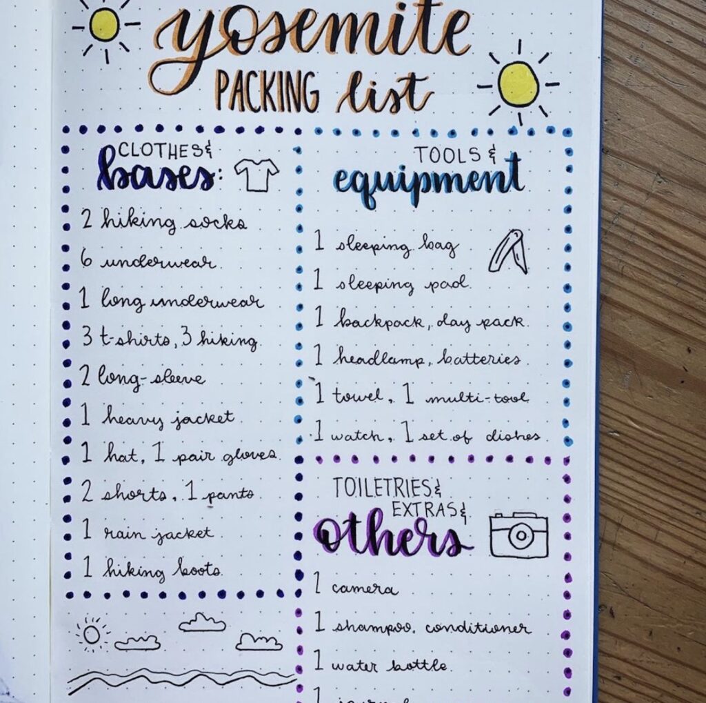 yosemite-packing-list-fancywriting