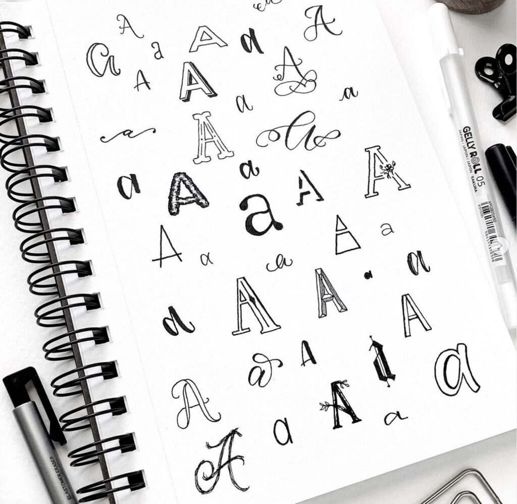 handlettering-alphabets-letter-a-detailsandscribbles
